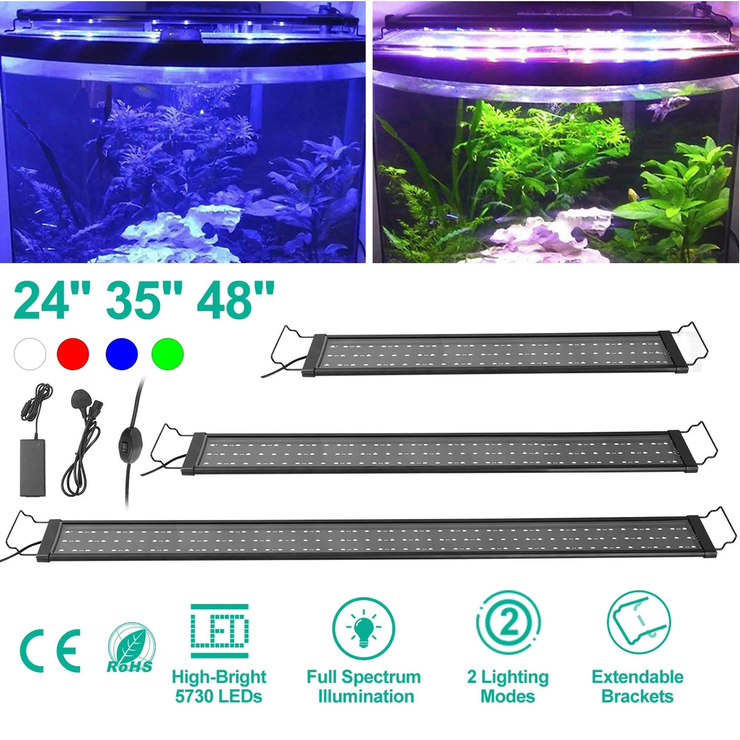 Linx Group LED Aquarium Lighting 24 Inches