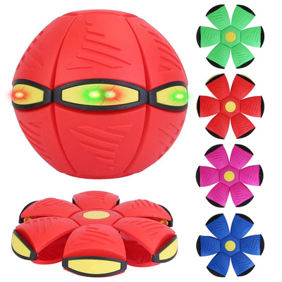 Linx Group Pet Toy Flying Saucer LED Transforming Ball