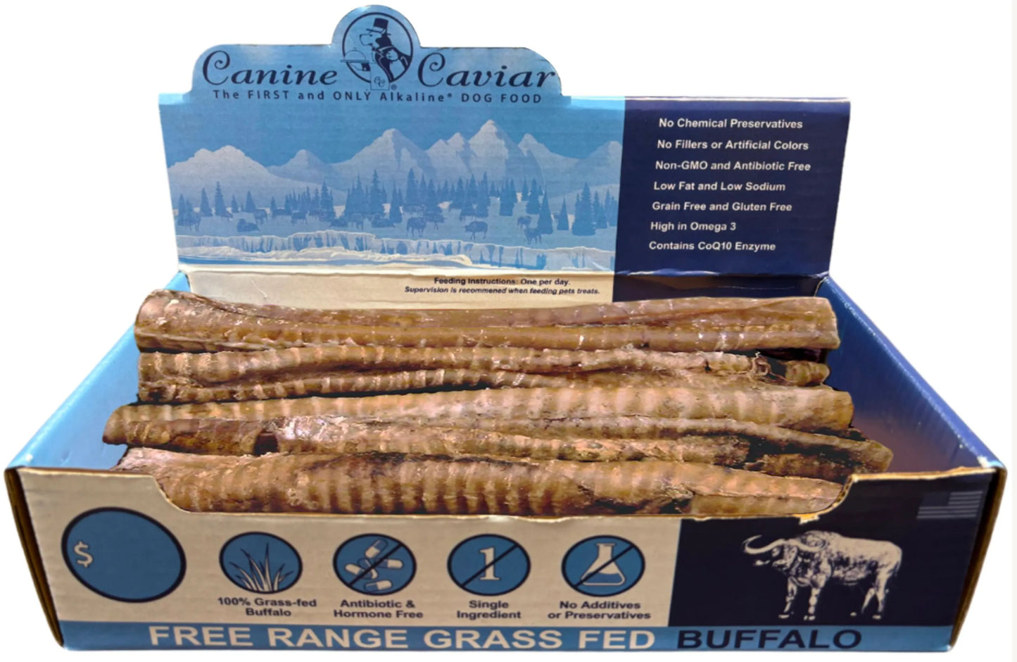 Canine Caviar Buffalo Dog Treats Medium