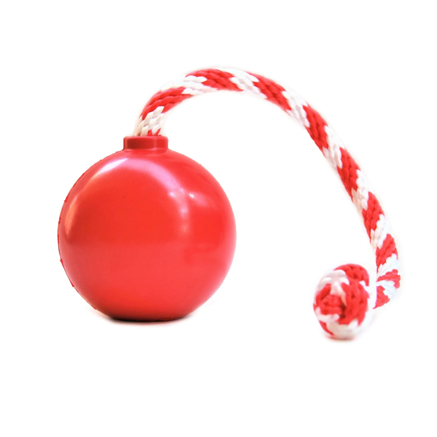USA-K9 Cherry Bomb Durable Rubber Chew Toy, Treat Dispenser, Reward Toy, Tug Toy, and Retrieving Toy - Your Pet Connection