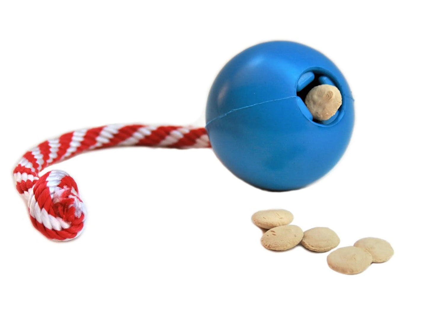 USA-K9 Cherry Bomb Durable Rubber Chew Toy, Treat Dispenser, Reward Toy, Tug Toy, and Retrieving Toy - Your Pet Connection
