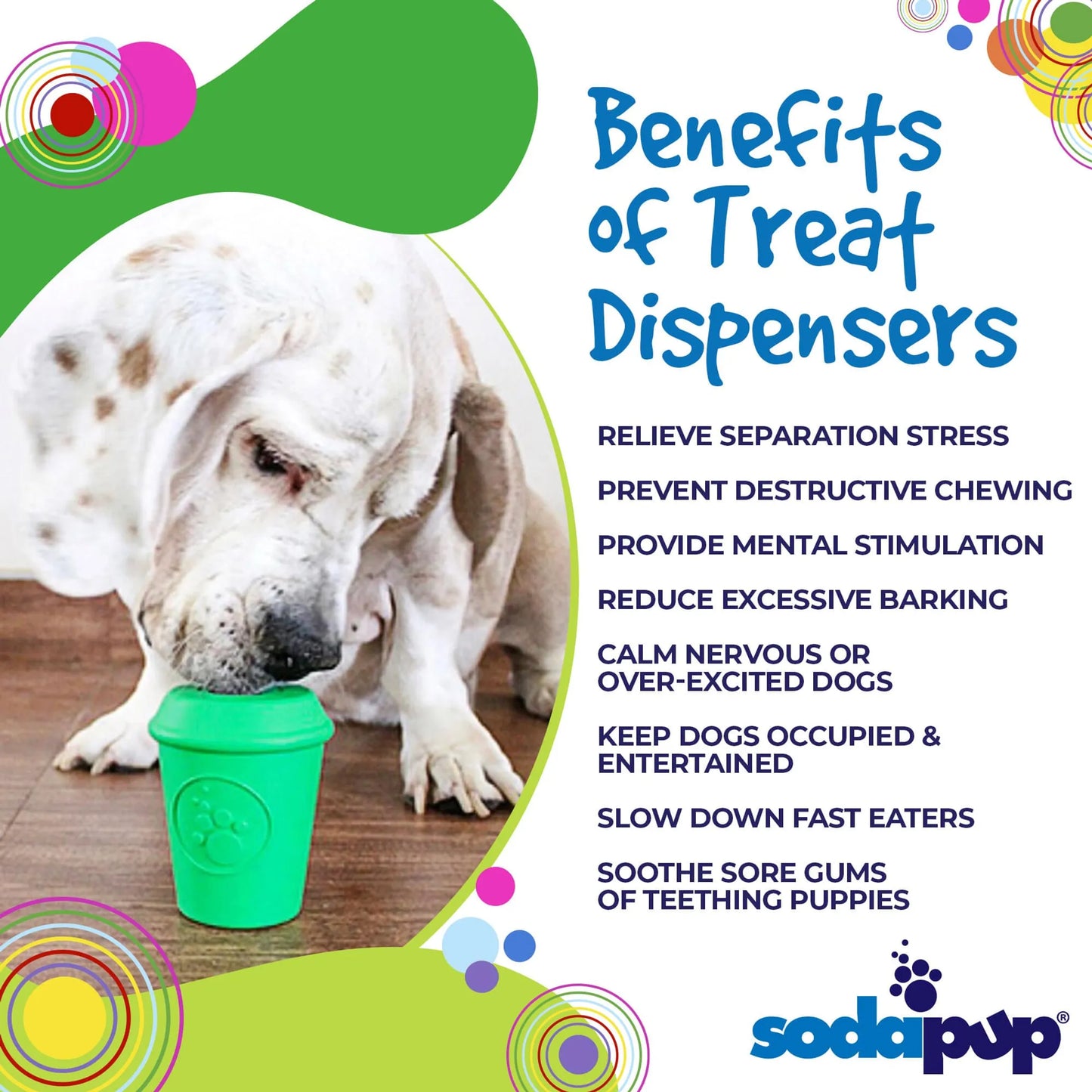 Coffee Cup Durable Rubber Chew Toy and Treat Dispenser - Your Pet Connection