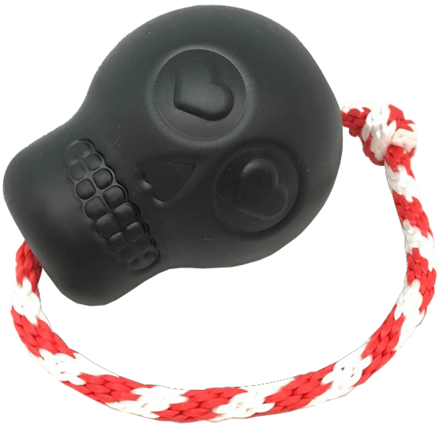 USA-K9 Skull Durable Rubber Chew Toy, Treat Dispenser, Reward Toy, Tug Toy, and Retrieving Toy - Your Pet Connection