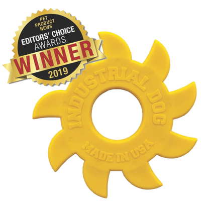 ID Circular Saw Blade Ultra Durable Nylon Dog Chew Toy for Aggressive Chewers