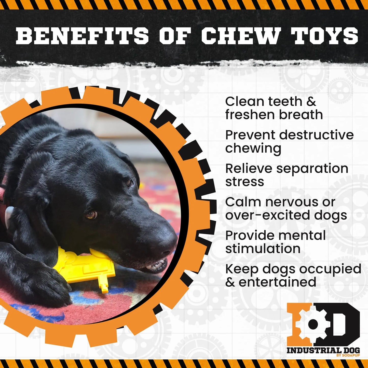 ID Tractor Ultra Durable Nylon Dog Chew Toy for Aggressive Chewers - Your Pet Connection