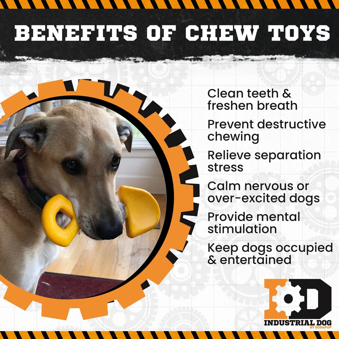 ID Shovel Ultra Durable Nylon Dog Chew Toy for Aggressive Chewers - Your Pet Connection