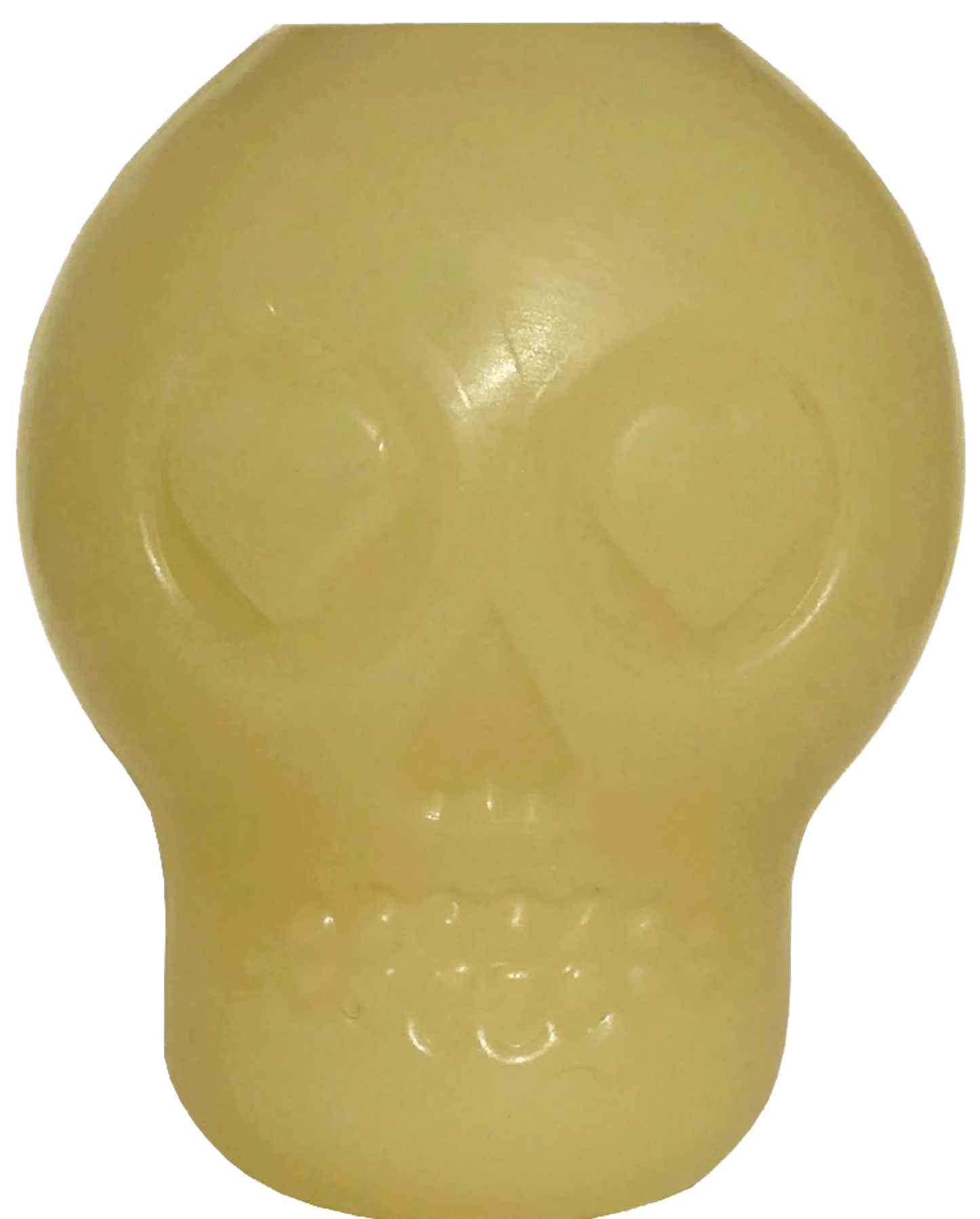 MKB Glow in the Dark Sugar Skull Chew Toy & Treat Dispenser - Your Pet Connection
