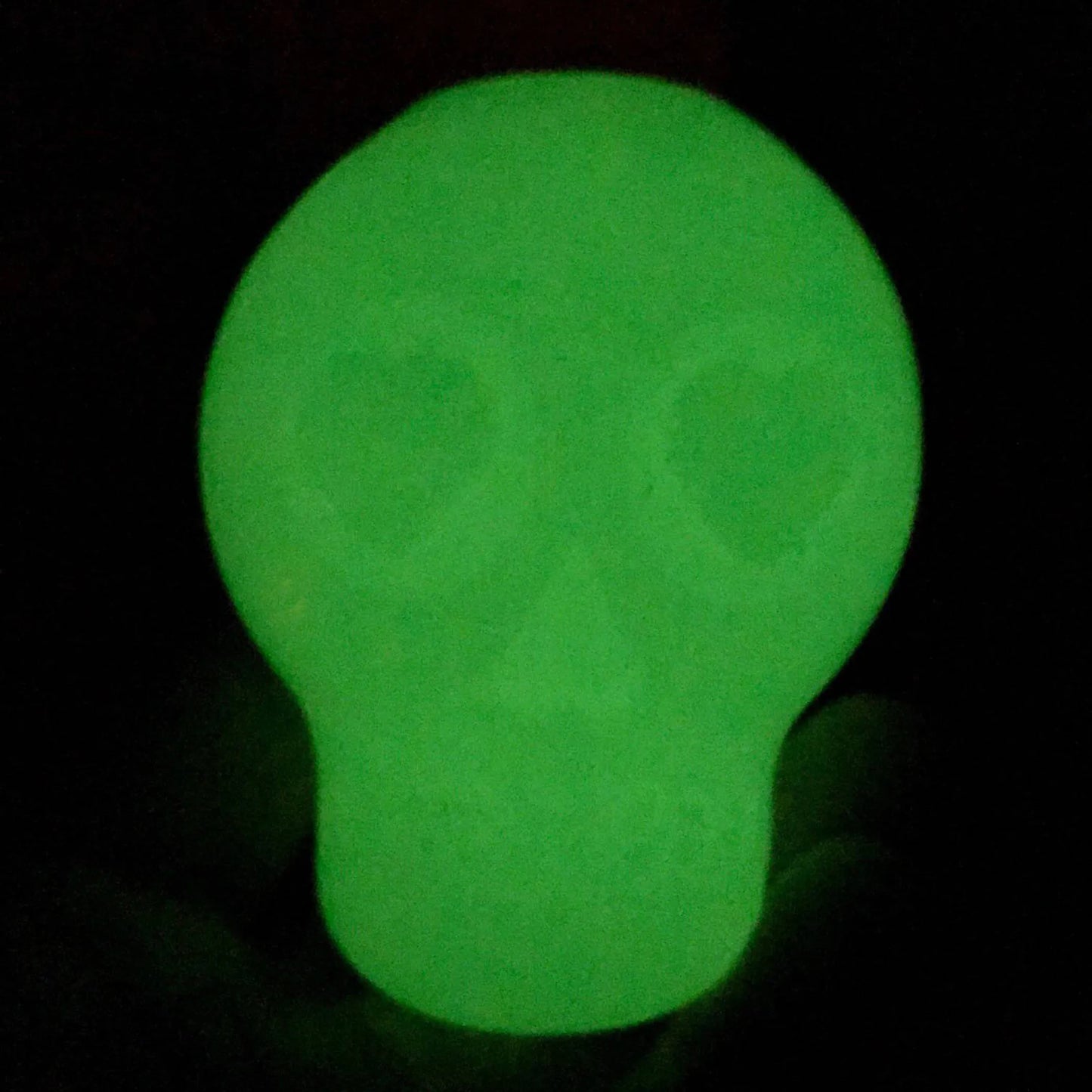 MKB Glow in the Dark Sugar Skull Chew Toy & Treat Dispenser - Your Pet Connection