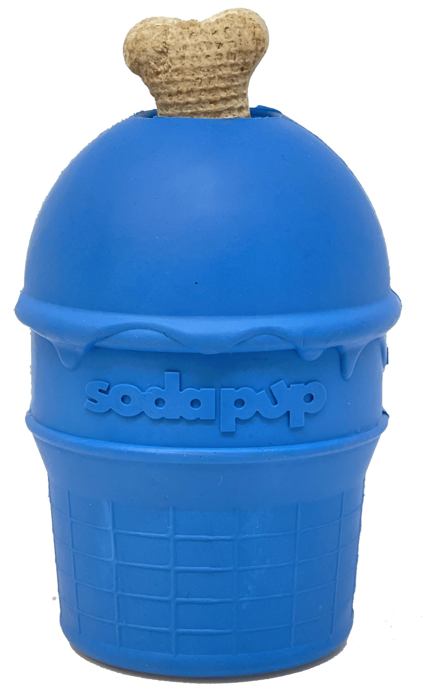SP Ice Cream Cone Durable Rubber Chew Toy and Treat Dispenser - Your Pet Connection