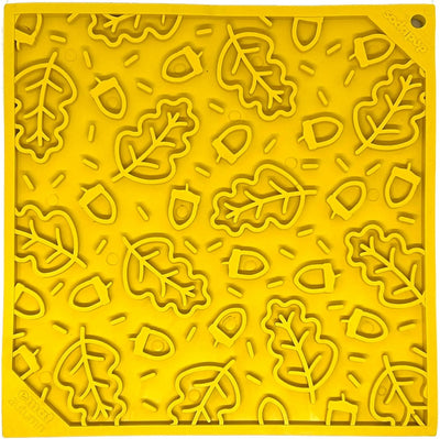 Autumn eMat - Enrichment Lick Mat For Dogs and Cats| Fall Leaves Design