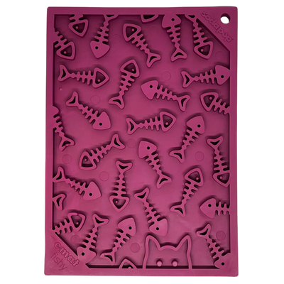 Fishy emat - Small Enrichment Lick Mat for Dogs and Cats