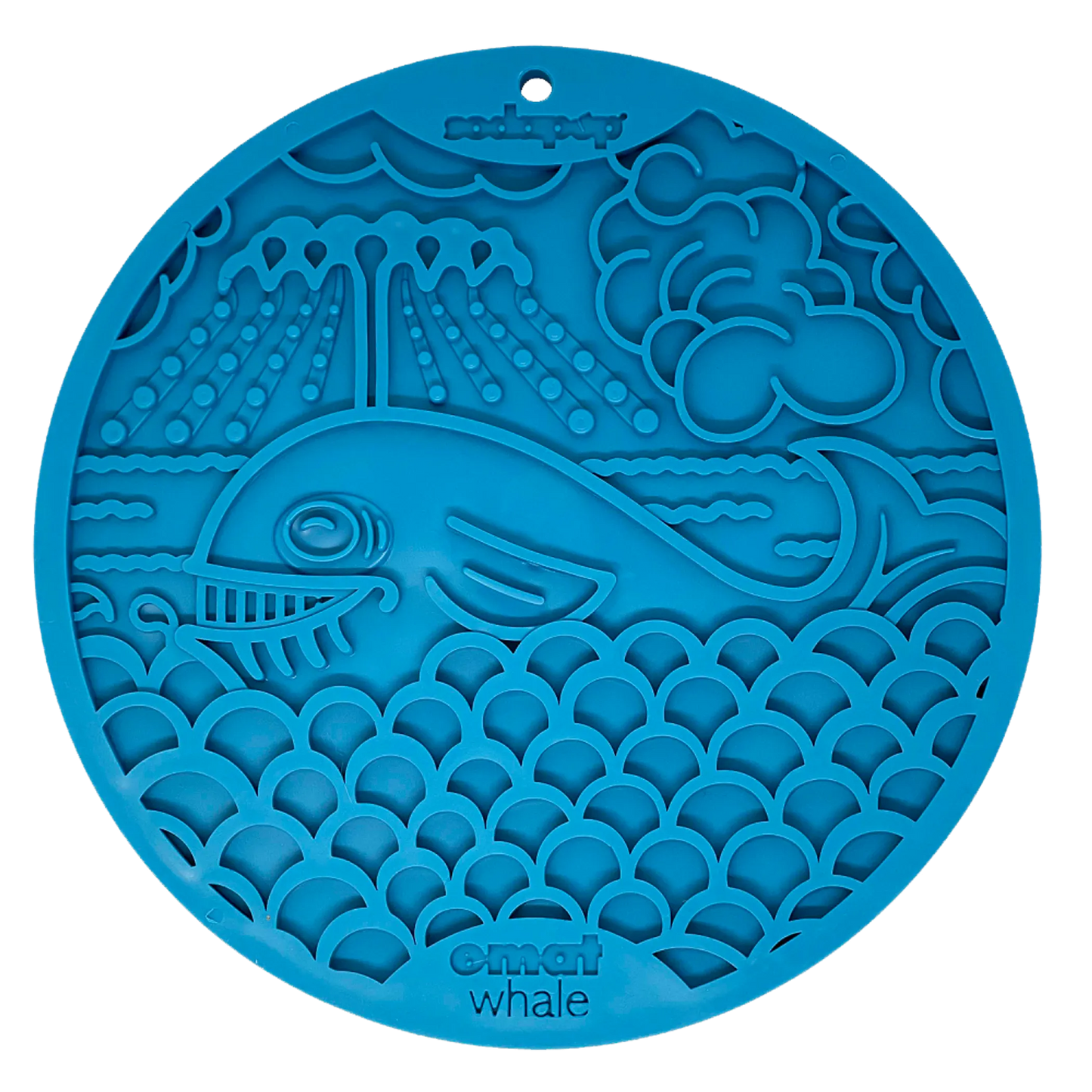 Whale Design eMat Enrichment Lick Mat With Suction Cups - Your Pet Connection