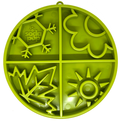 Four Seasons eTray - Shallow Slow Feeder Dog Bowl for Enrichment