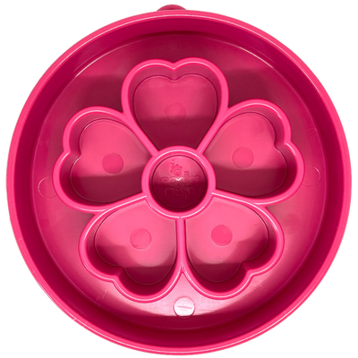 Flower eBowl Deep Slow Feeder Dog Bowl for Enrichment
