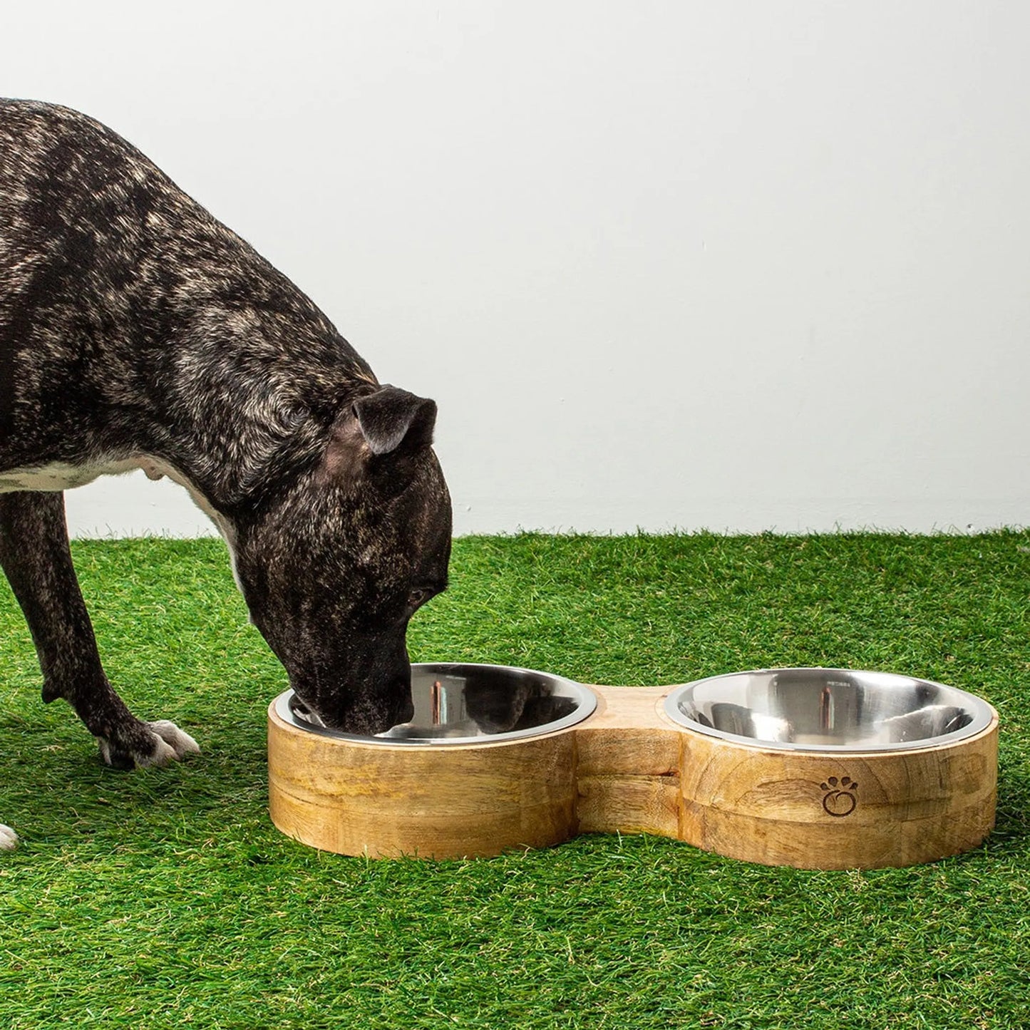 GF Pet Wood & Metal Feeder Double Diner - Your Pet Connection