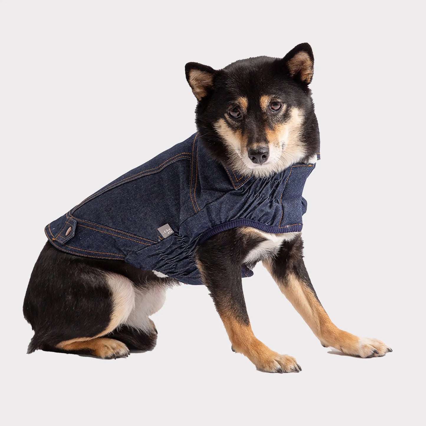 GF Pet Elasto-Fit Denim Dog Jacket - Your Pet Connection