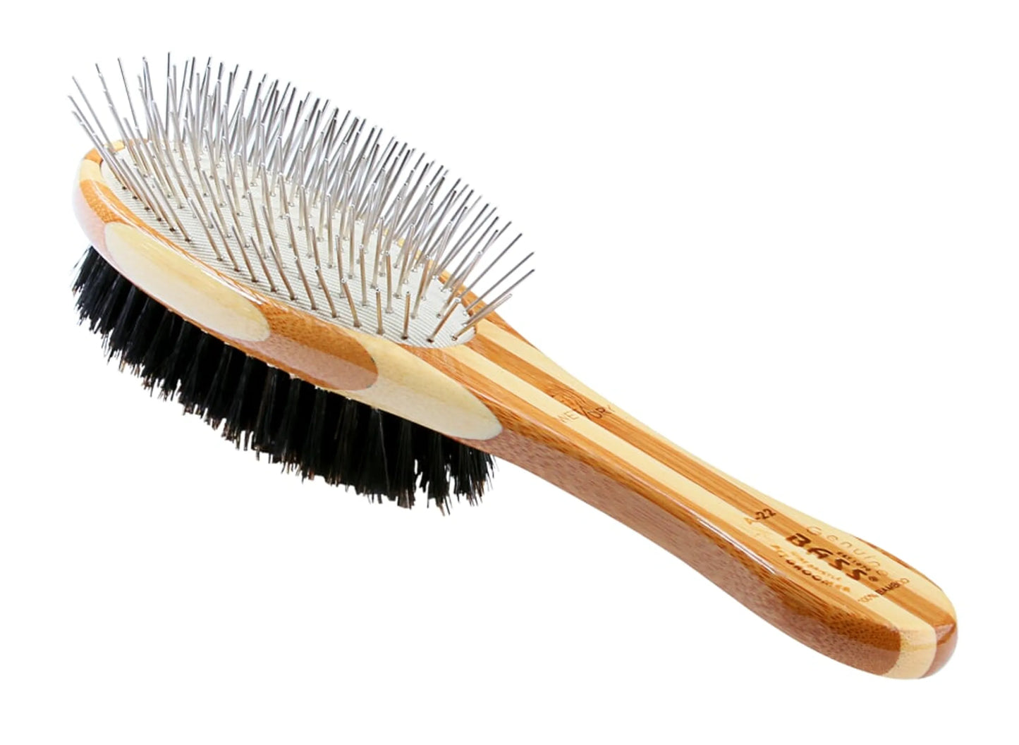 Bass Brushes- Dual Sided Pet Brush Oval Style - Your Pet Connection