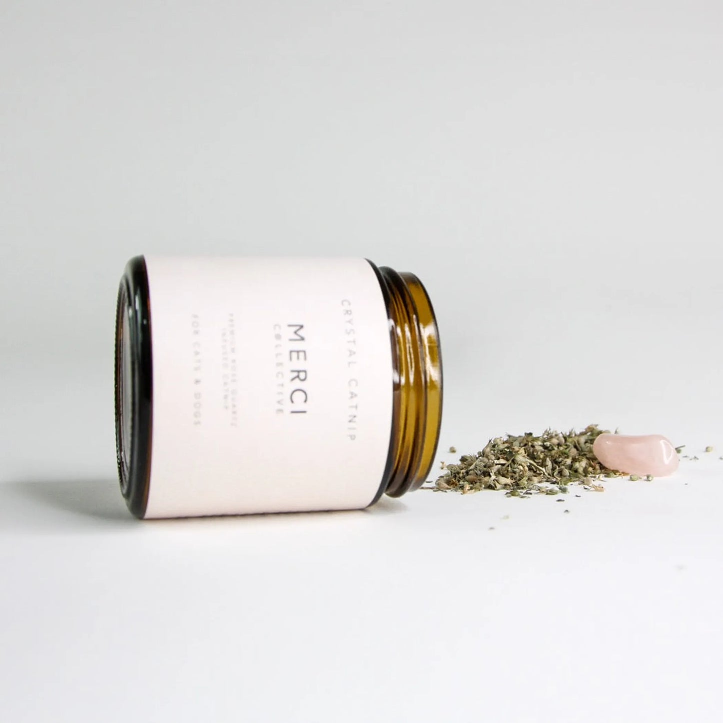 Merci Collective Crystal-Infused Catnip with Rose Quartz