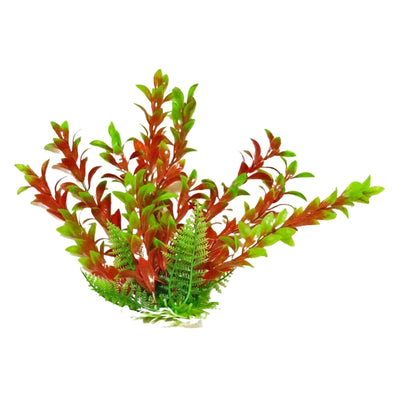 Aquatop Hygro Aquarium Plant with Weighted Base Green, Red, 1ea/12 in