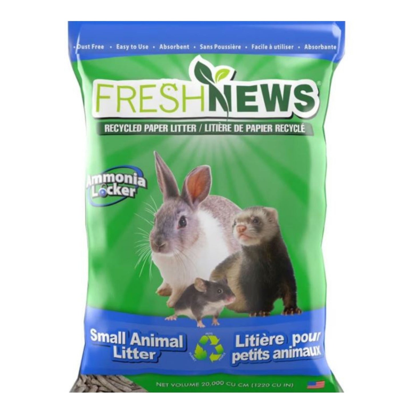 Fresh News Small Animal Litter Gray 20 L