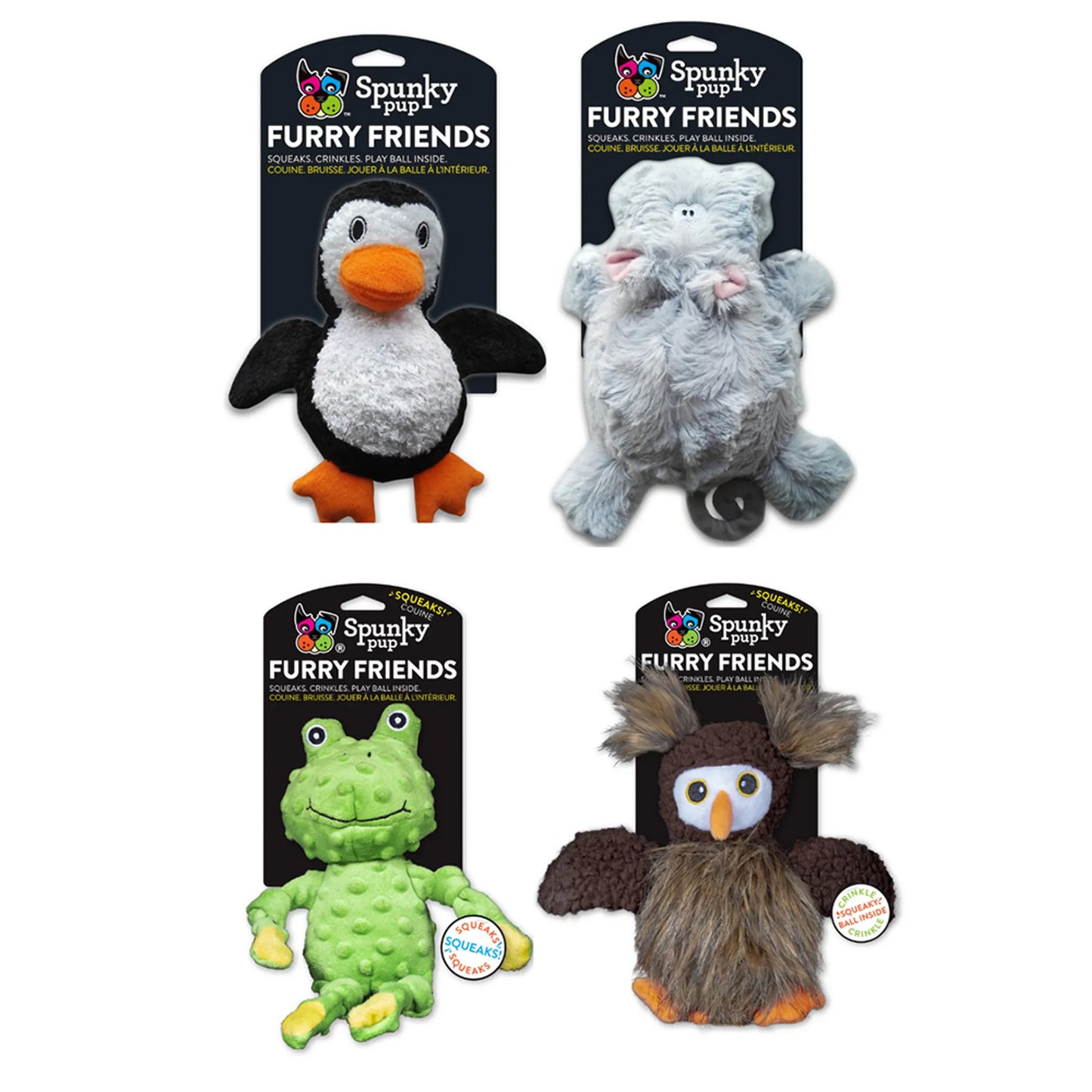 Penguin with Ball Squeaker - Your Pet Connection