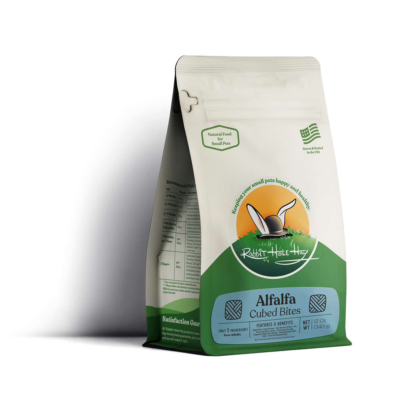 Rabbit Hole Hay All Natural Alfalfa Hay Cubes - Your Pet Connection