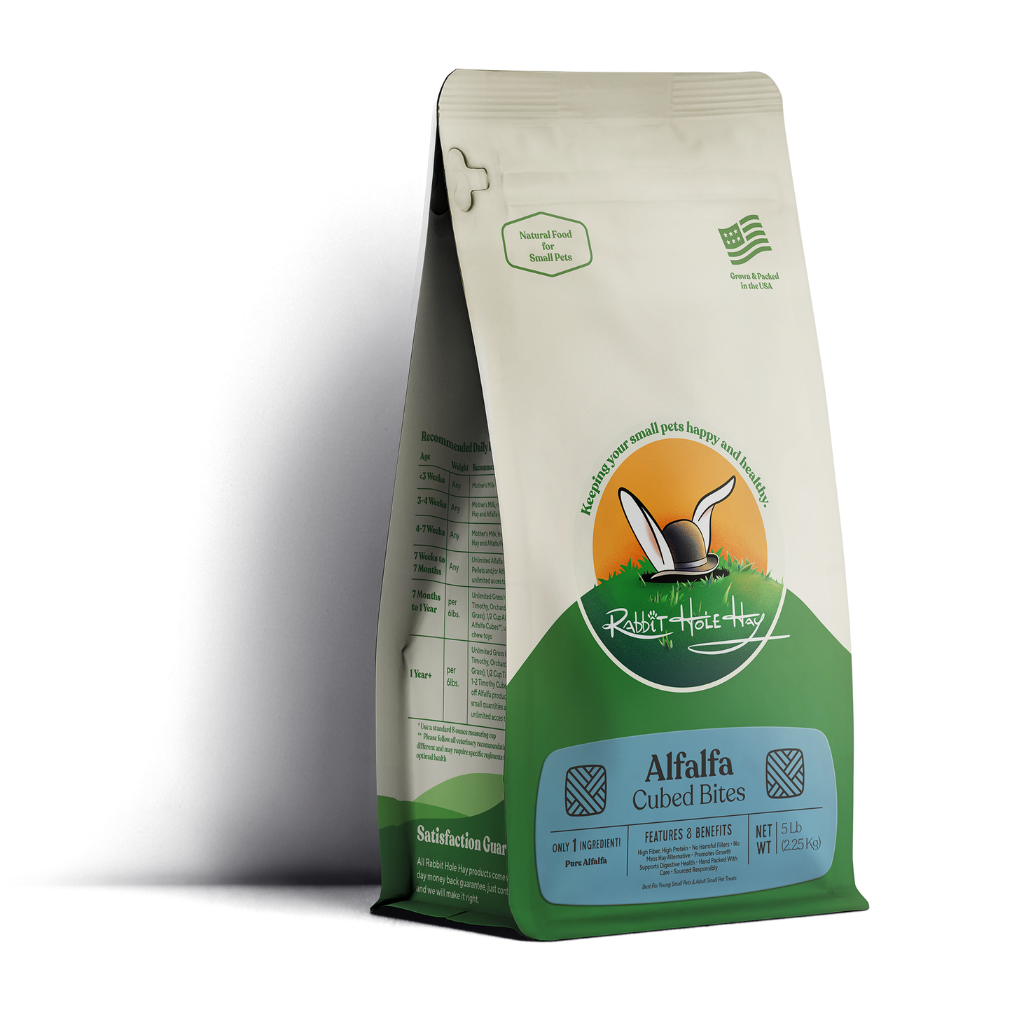 Rabbit Hole Hay All Natural Alfalfa Hay Cubes - Your Pet Connection