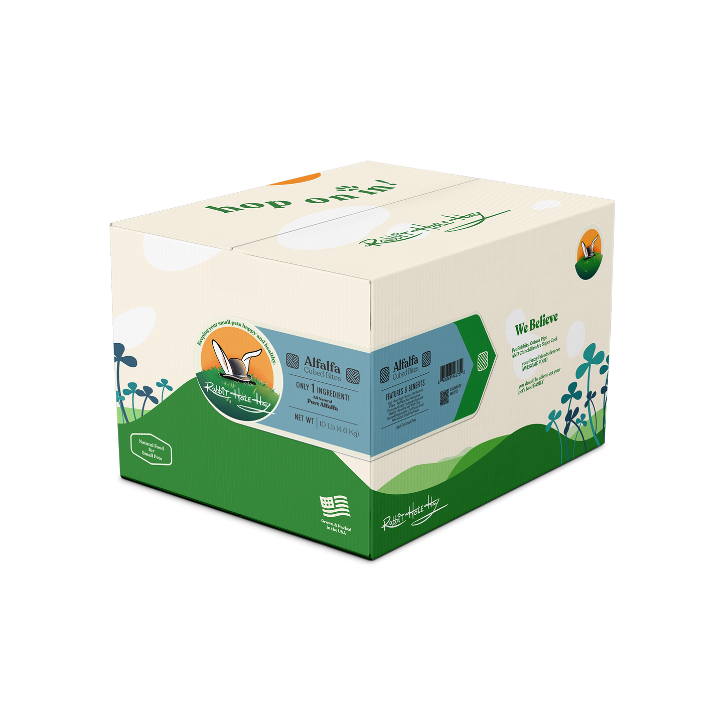 Rabbit Hole Hay All Natural Alfalfa Hay Cubes - Your Pet Connection