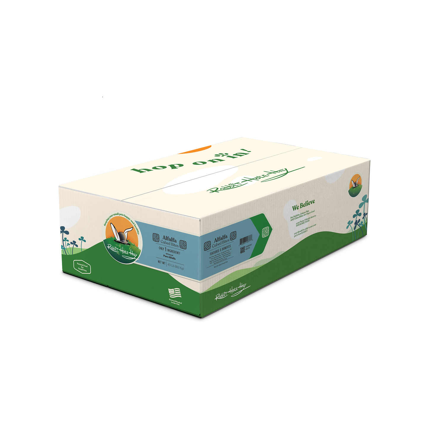 Rabbit Hole Hay All Natural Alfalfa Hay Cubes - Your Pet Connection