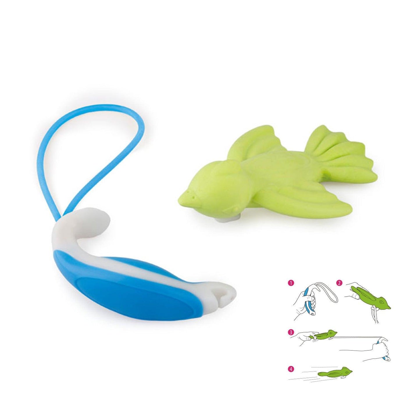 Mallard Interactive Dog Toy with Slingshot