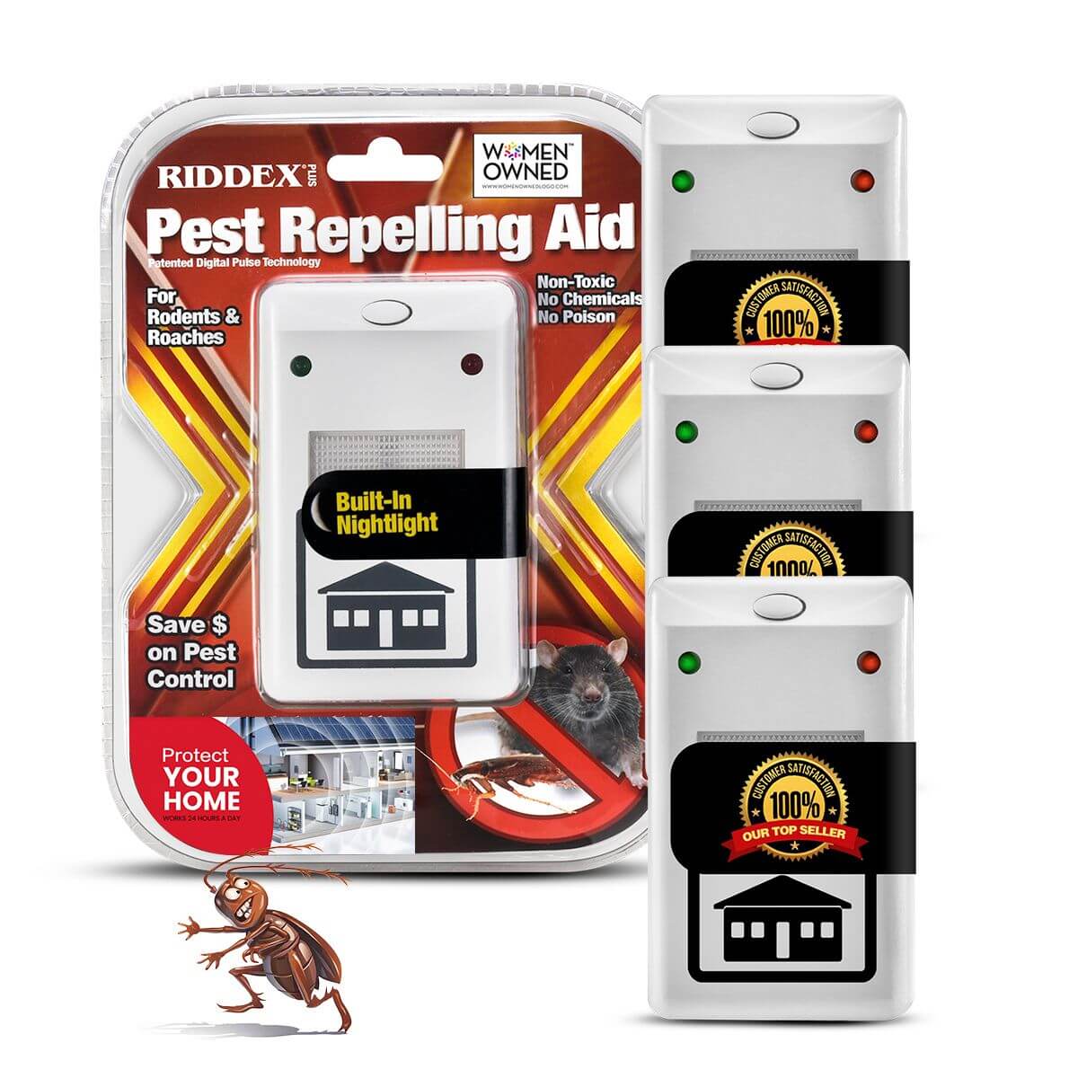 Riddex® Plus Electromagnetic Pest Repeller - Your Pet Connection