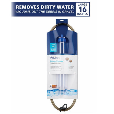 Aqueon Aquarium Siphon Vacuum Gravel Cleaner No Bulb, 1ea/Large  16 in