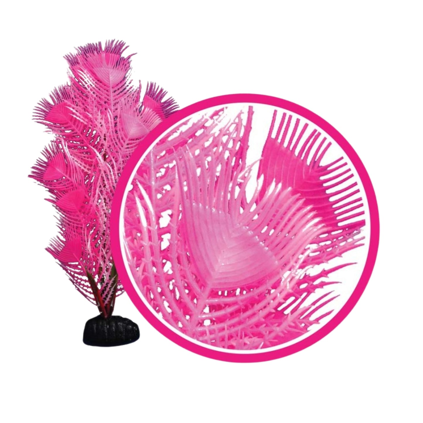 Weco Products Dream Series Princess Feather Aquarium Plant Pink, 1ea/6 in