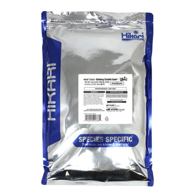 Hikari USA Cichlid Gold Sinking Pellets Fish Food 1ea/2.2 lb, MD