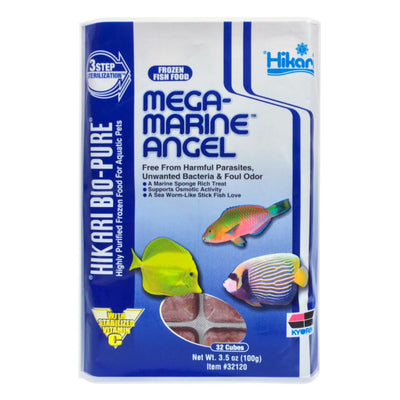 Hikari USA Mega-Marine Angel Frozen Fish Food 1ea/3.5 oz, 32 ct