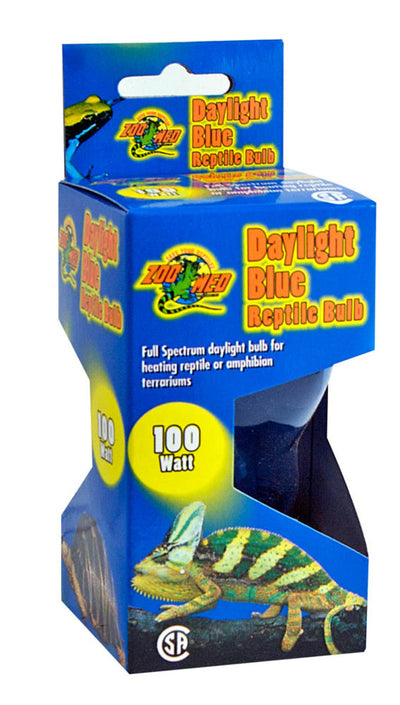Zoo Med Daylight Blue Reptile Bulb Blue, 1ea/100 W