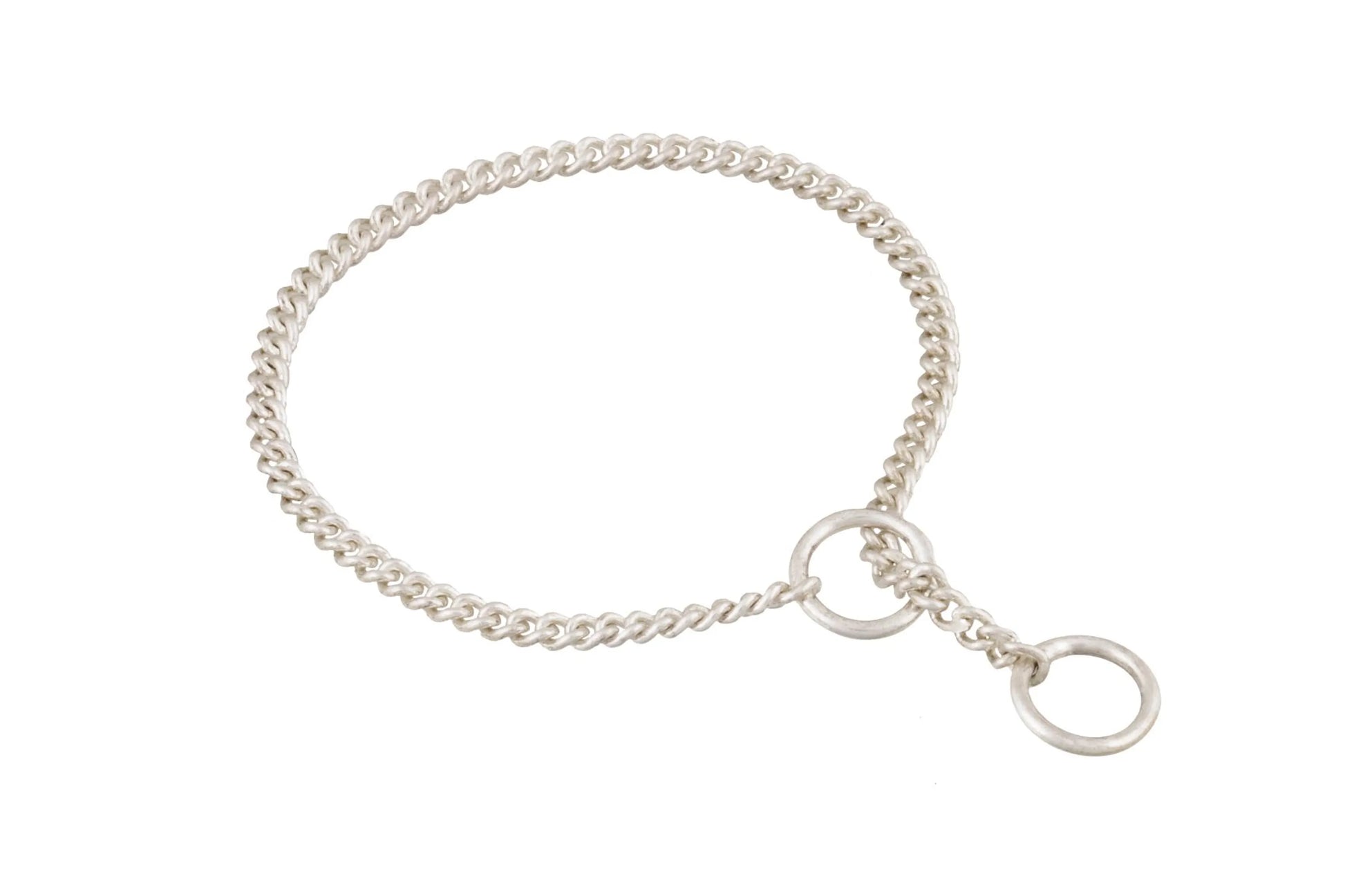 Slip Curve Show Chain Collar (8 in x 1.2 mm) - Your Pet Connection