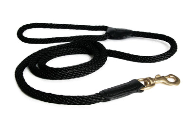 Rope and Leather Snap Lead (6ft x 3/4 in) - Your Pet Connection