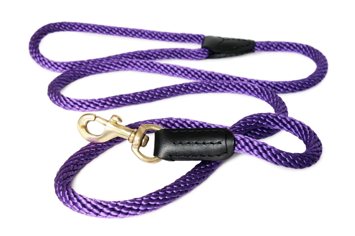 Rope and Leather Snap Lead (4ft x 3/4 in) - Your Pet Connection