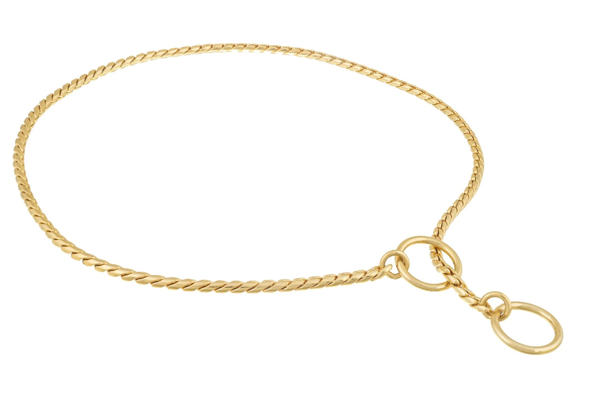 Slip Snake Show Chain Collar (20 in x 3.8mm) - Your Pet Connection