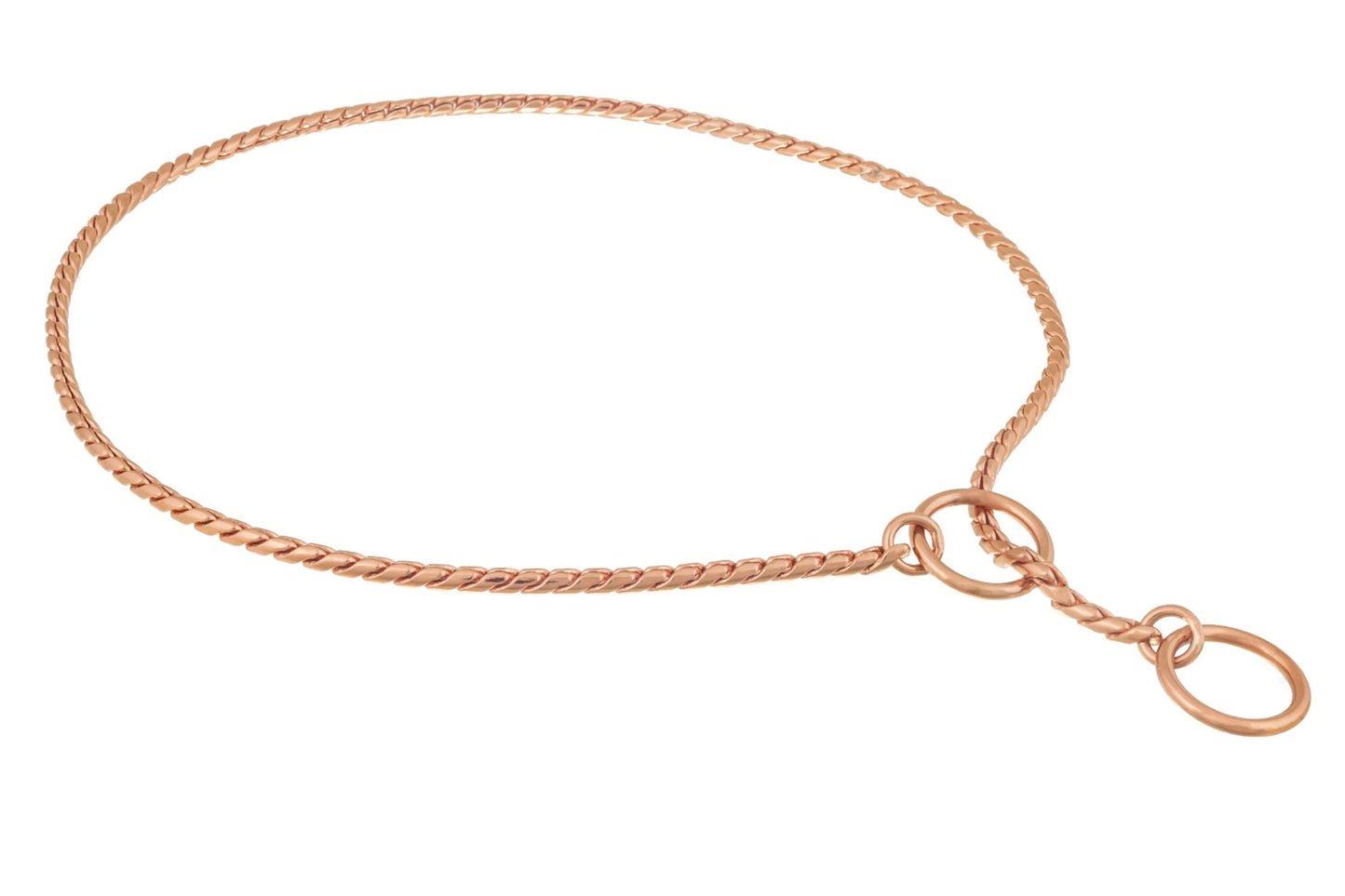 Alvalley LLC Brass Snake Chain Dog Collar