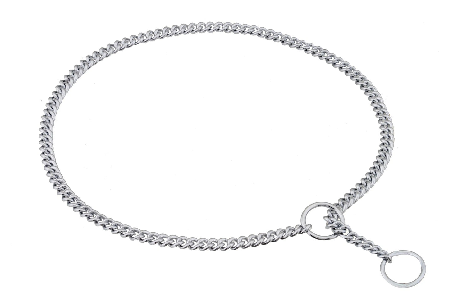Slip Curve Show Chain Collar (18 in x 1.6 mm) - Your Pet Connection