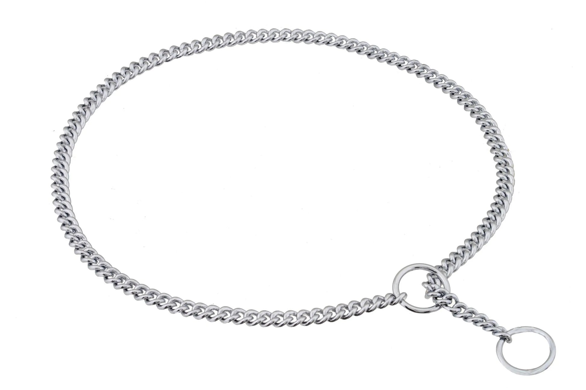 Slip Curve Show Chain Collar (18 in x 1.6 mm) - Your Pet Connection