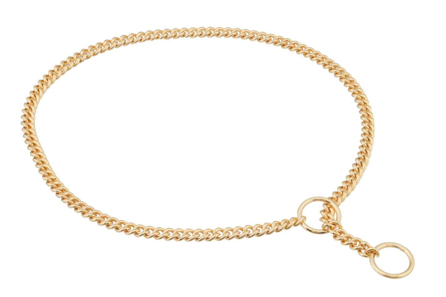 Slip Curve Show Chain Collar (18 in x 1.6 mm) - Your Pet Connection