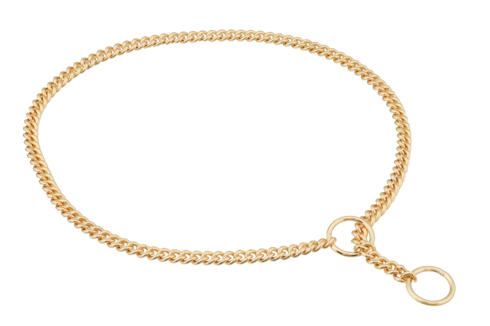 Slip Curve Show Chain Collar (18 in x 1.6 mm) - Your Pet Connection