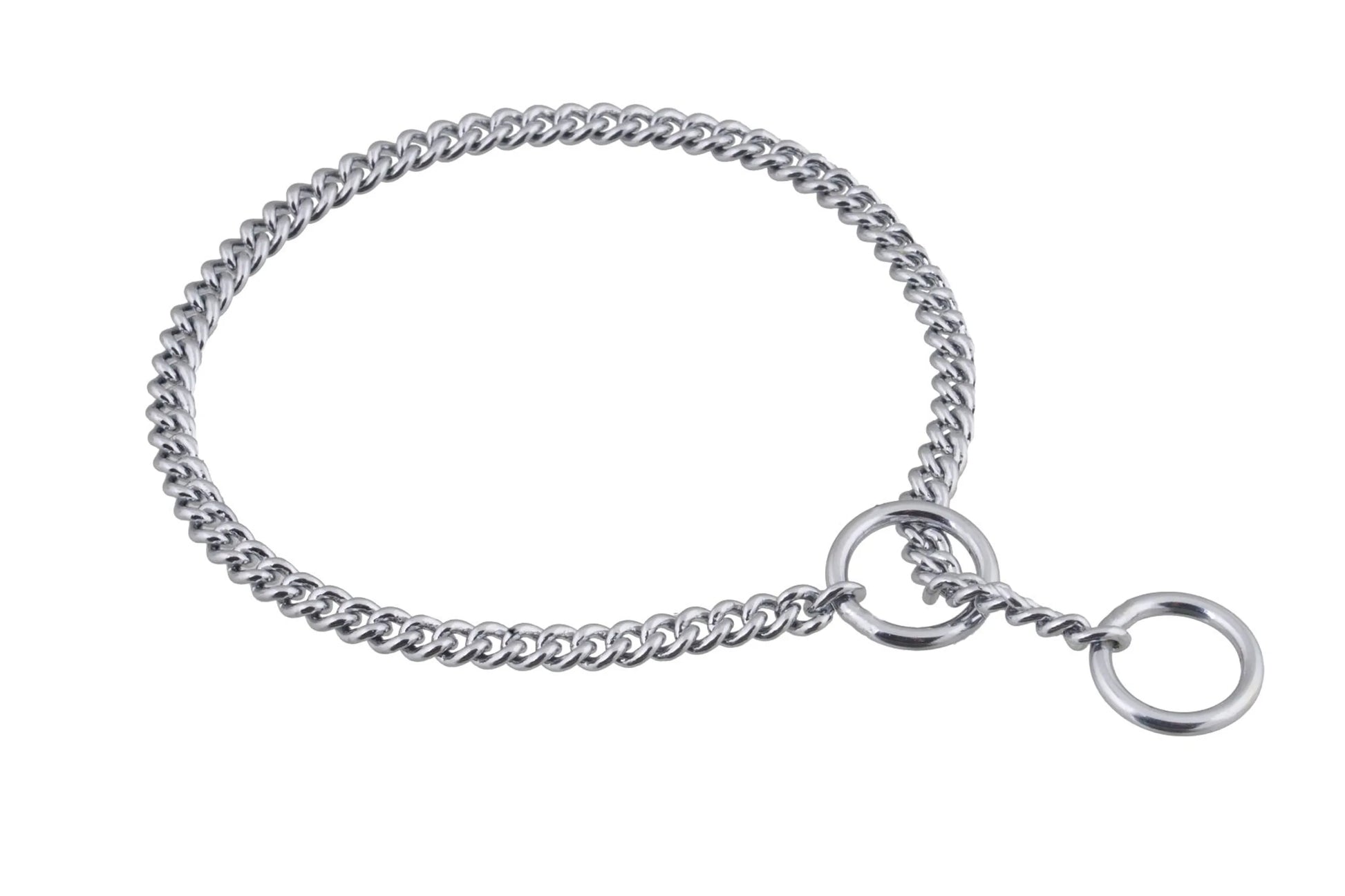 Slip Curve Show Chain Collar (10 in x 1.2 mm) - Your Pet Connection