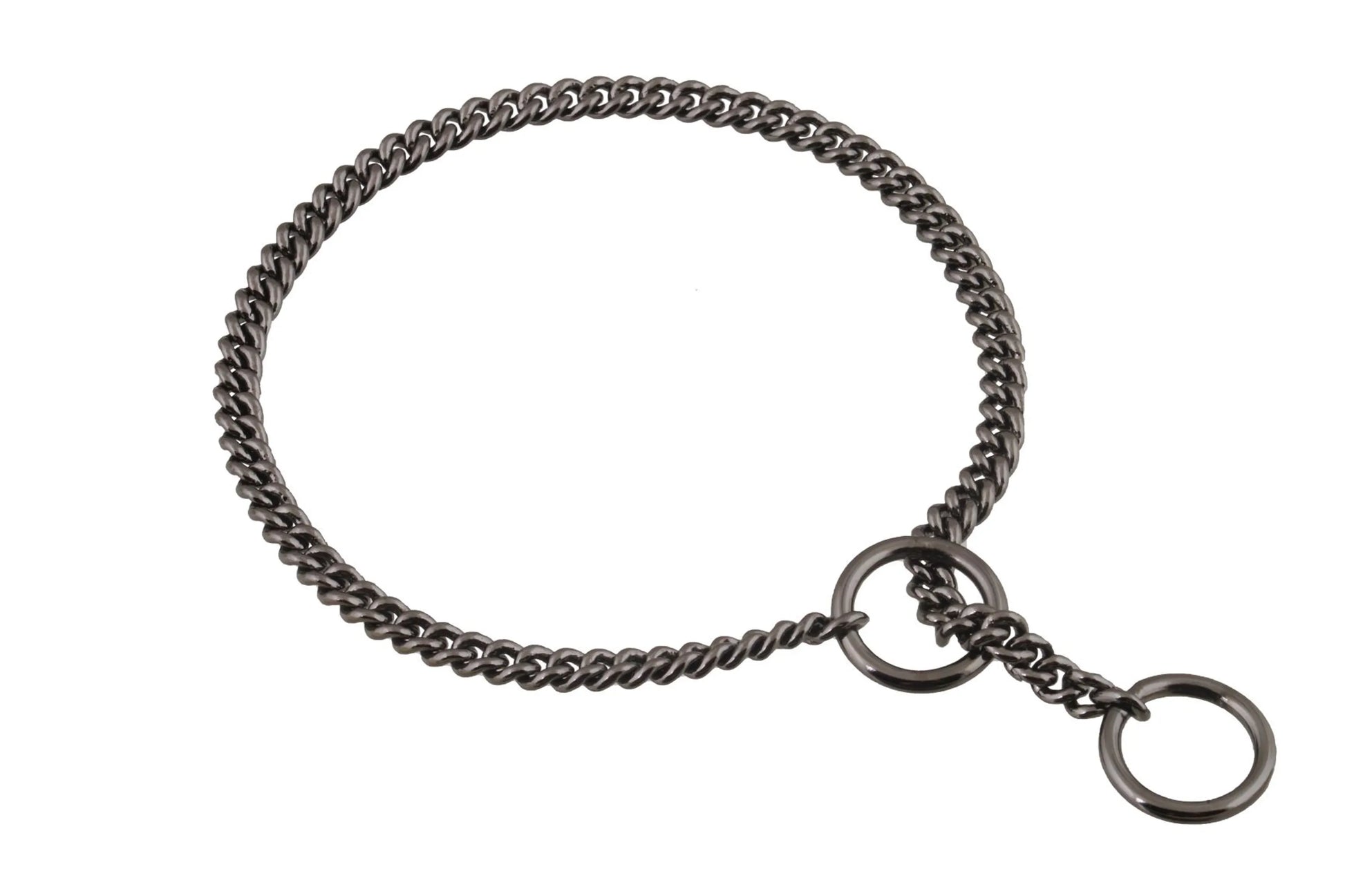 Slip Curve Show Chain Collar (8 in x 1.2 mm) - Your Pet Connection