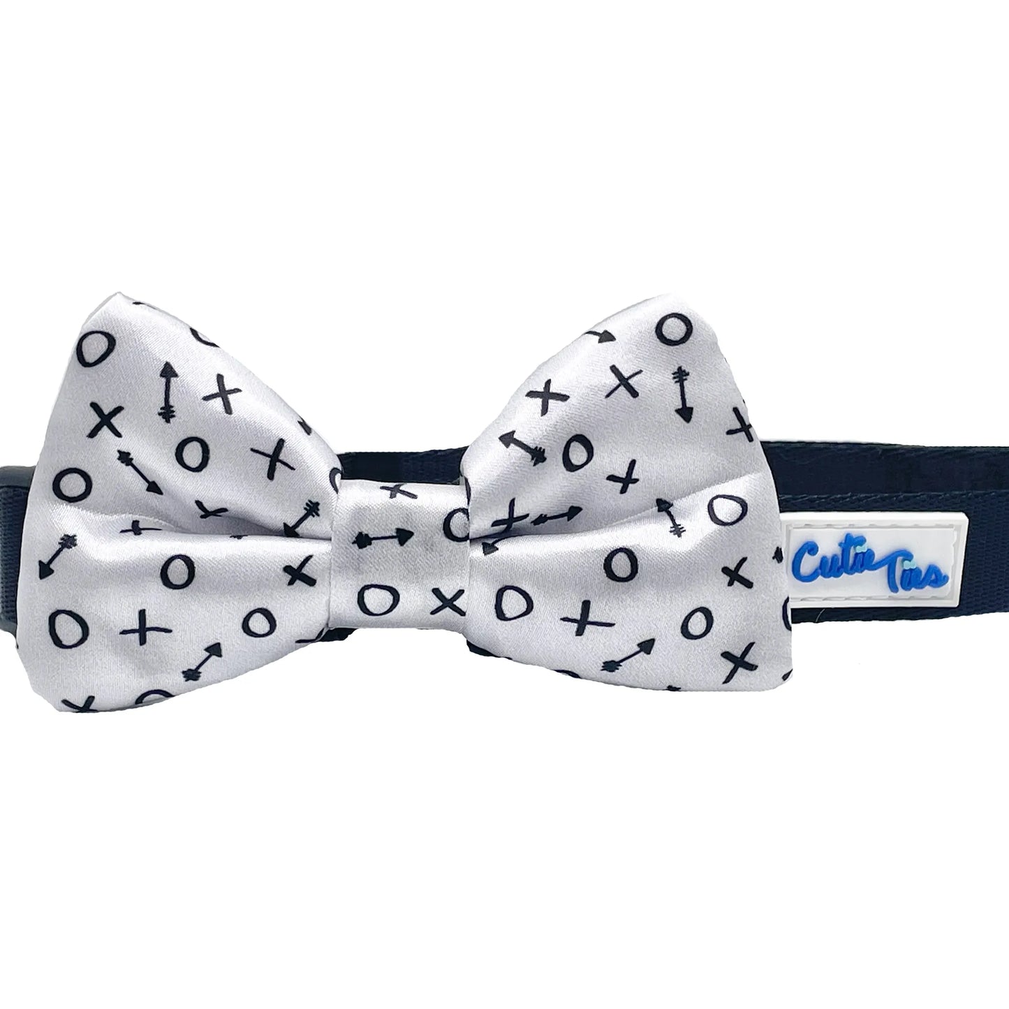 Cutie Ties Musical Notes Dog Bow Tie 2x4 Inches