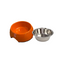Cutie Ties Orange Small Dog Bowl
