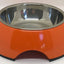 Cutie Ties Orange Small Dog Bowl